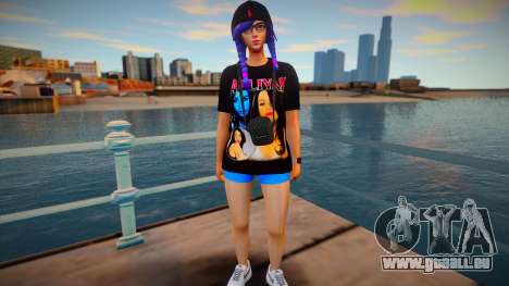 Fortnite - Splatterella Fashion Casual V2 für GTA San Andreas