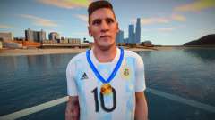 Lionel Messi Argentina T-Shirt - Medal 2021 für GTA San Andreas