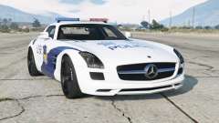 Mercedes-Benz SLS 63 AMG (C197) 2010〡Chinesische Polizei für GTA 5
