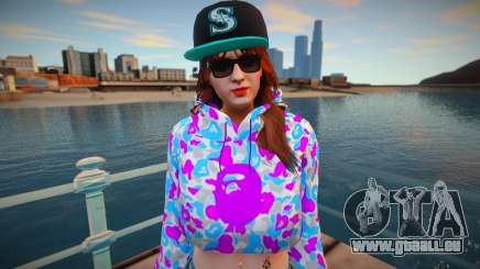 GTA Online Skin Ramdon Female Afther 5 Diva v2 pour GTA San Andreas