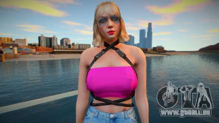 GTA Online Skin Ramdon Rubia 9 Fashion Casual v2 pour GTA San Andreas