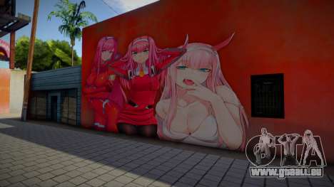 Mural Zero Two für GTA San Andreas