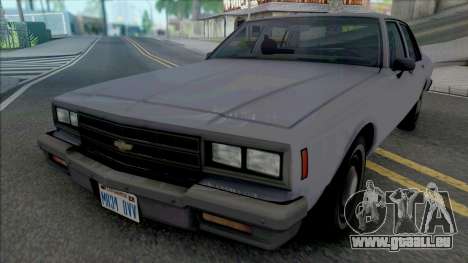 Chevrolet Impala 1986 LAPD Unmarked für GTA San Andreas