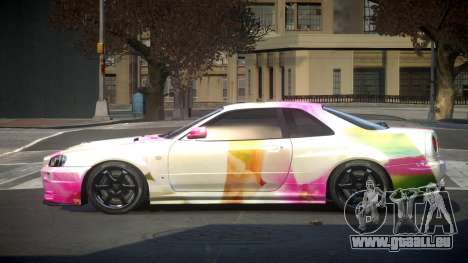 Nissan Skyline R34 PSI Qz S8 pour GTA 4