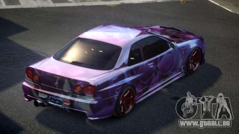 Nissan Skyline R34 PSI Qz S5 pour GTA 4