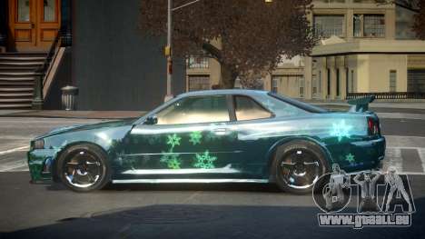 Nissan Skyline R34 G-Tuning S8 pour GTA 4