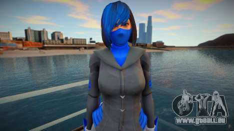 Momiji Blue like a Ninja 1 für GTA San Andreas