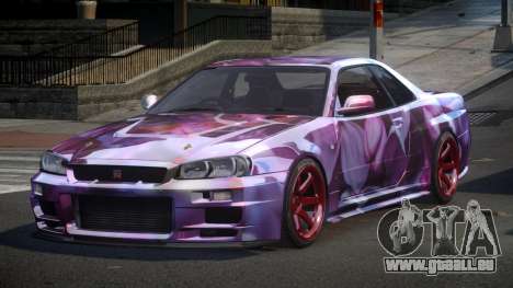 Nissan Skyline R34 PSI Qz S5 pour GTA 4