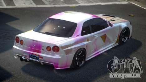 Nissan Skyline R34 PSI Qz S8 pour GTA 4