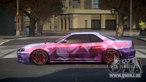 Nissan Skyline R34 PSI Qz S5 pour GTA 4