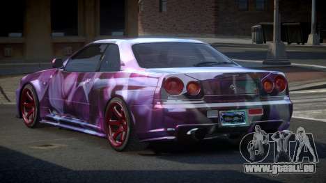 Nissan Skyline R34 PSI Qz S5 pour GTA 4