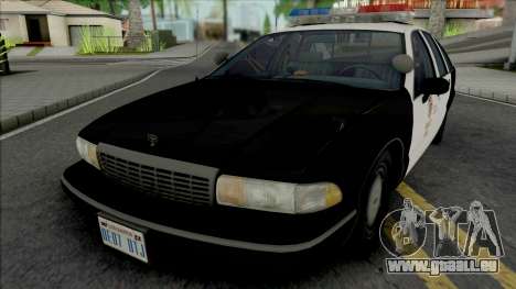 Chevrolet Caprice 1992 LAPD pour GTA San Andreas