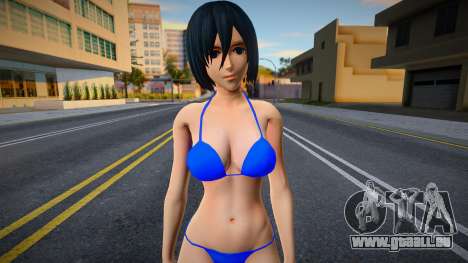 Mikasa Ackerman Bikini (good skin) für GTA San Andreas