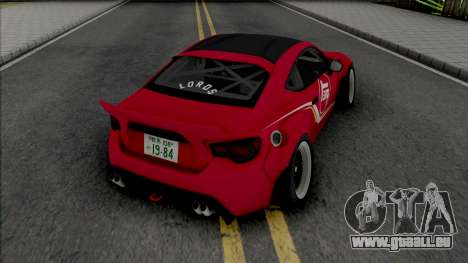 Toyota GT86 Red pour GTA San Andreas