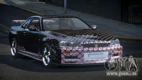 Nissan Skyline R34 BS Qz S10 pour GTA 4