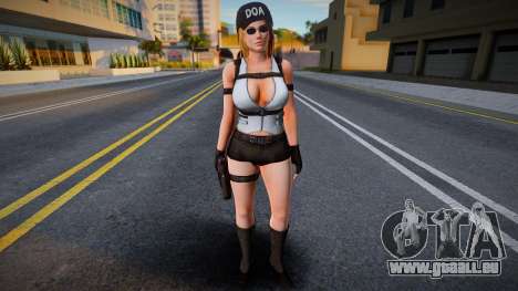 Tina Armstrong Security Uniform pour GTA San Andreas