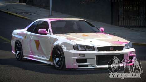 Nissan Skyline R34 PSI Qz S8 pour GTA 4