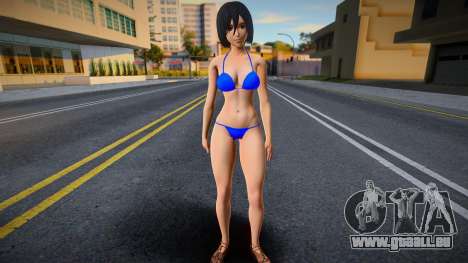 Mikasa Ackerman Bikini (good skin) für GTA San Andreas