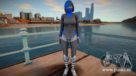 Momiji Blue like a Ninja 1 für GTA San Andreas