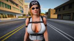 Tina Armstrong Security Uniform für GTA San Andreas