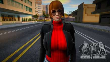 DOA Kasumi Asian Red Jacket für GTA San Andreas