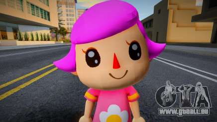 SSBU Female Villager For GTA San Andreas Skin für GTA San Andreas