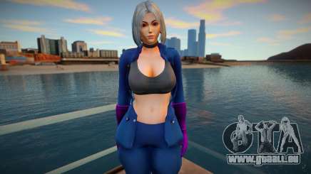 KOF Soldier Girl Different - Blue 5 pour GTA San Andreas
