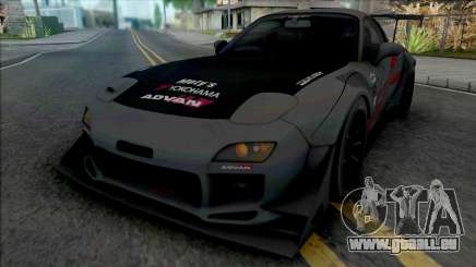 Mazda RX-7 FD3S FEED Afflux GT3 Aero Kit pour GTA San Andreas