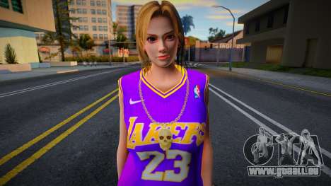 Tina Armstrong Fashion Lakers Ourstorys Jersey 1 pour GTA San Andreas
