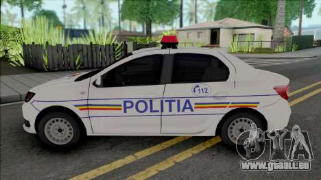 Dacia Logan 2013 Politia pour GTA San Andreas
