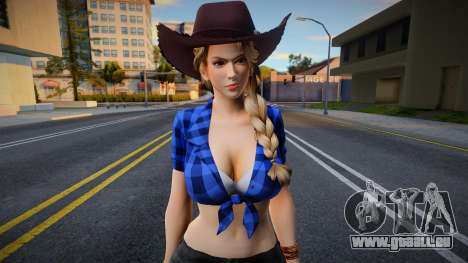 DOA Sarah Brayan Vegas Cow Girl Outfit Country 1 pour GTA San Andreas