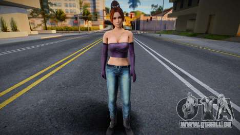 Mai Shiranui Dark Casual für GTA San Andreas