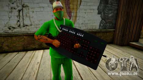 Tastatur Gun für GTA San Andreas