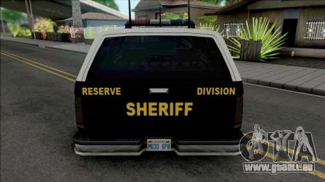 Vapid Riata 1992 Sheriff pour GTA San Andreas