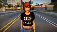 Tamaki-chan - BAKA T-shirt pour GTA San Andreas