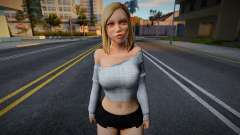 Parasit3 City Blonde Girl Skin 1 für GTA San Andreas