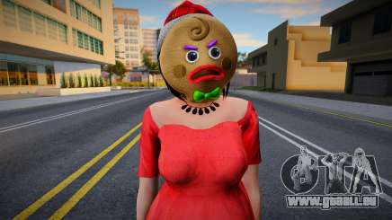 Femme asiatique en vêtements du Nouvel An 2 pour GTA San Andreas