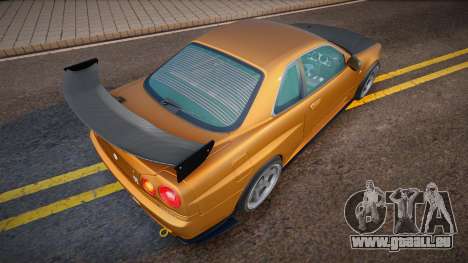 Nissan Skyline GT-R34 Wangan Spec pour GTA San Andreas