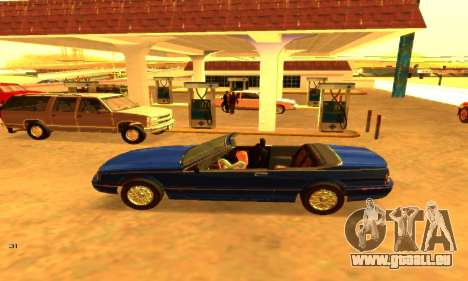 Cadillac Allanté Cabriolet 1990 pour GTA San Andreas