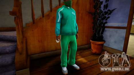 Squid Game Round 6 Player Uniform pour GTA San Andreas