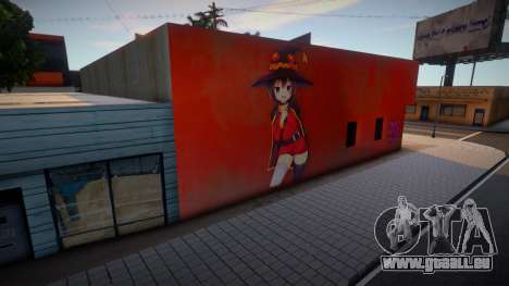 Mural Megumin Konosuba pour GTA San Andreas