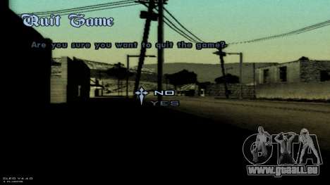 Full Menu Background Image pour GTA San Andreas