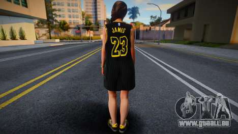 Lara Croft Fashion Casual - Los Angeles Lakers 1 für GTA San Andreas