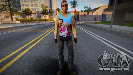 Postal Dude im Barboskin T-Shirt für GTA San Andreas
