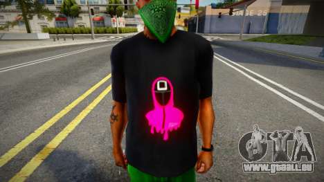 Squid Game Guard T-Shirt für GTA San Andreas