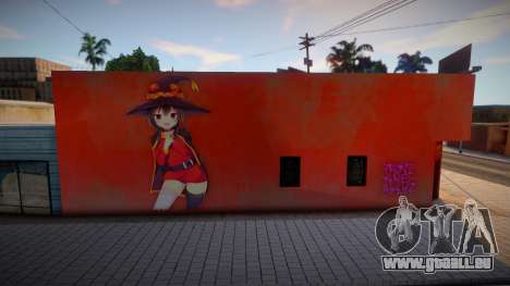 Mural Megumin Konosuba pour GTA San Andreas