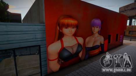 DOA Hot Kasumi and Ayane Mural 1 pour GTA San Andreas
