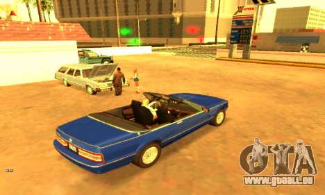 Cadillac Allanté Cabriolet 1990 pour GTA San Andreas