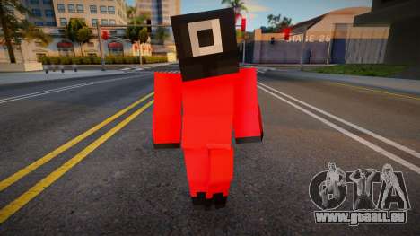 Minecraft Squid Game - Square Guard für GTA San Andreas