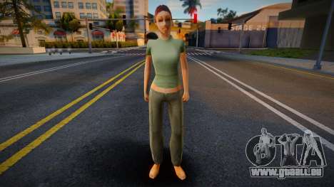 CJ Girlfriends Barefeet - gungrl3 für GTA San Andreas